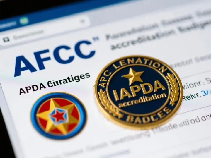 AFCC and IAPDA accreditation verification