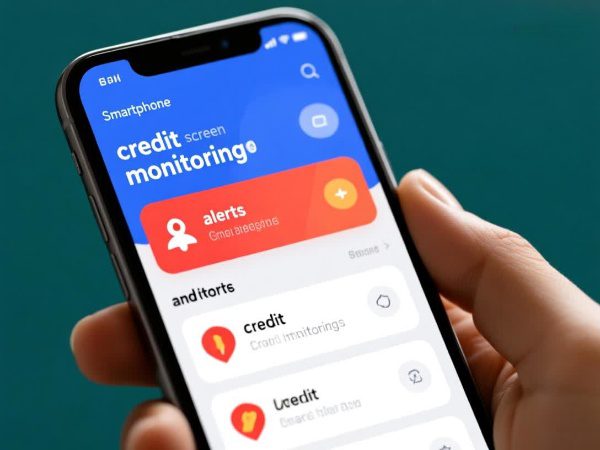 Credit monitoring app alerts