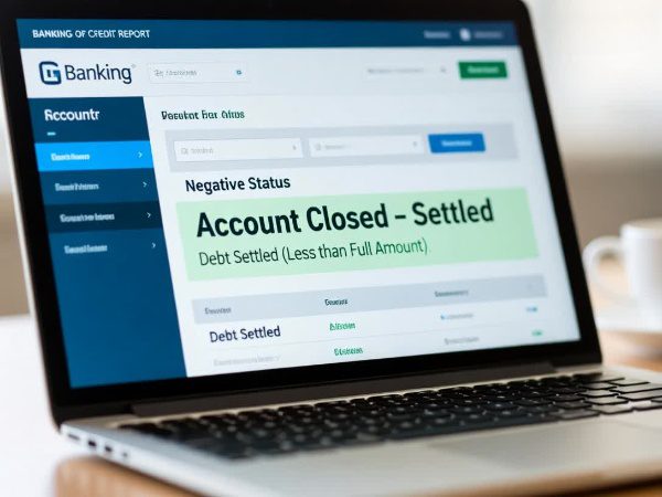 Updated credit report after settlement