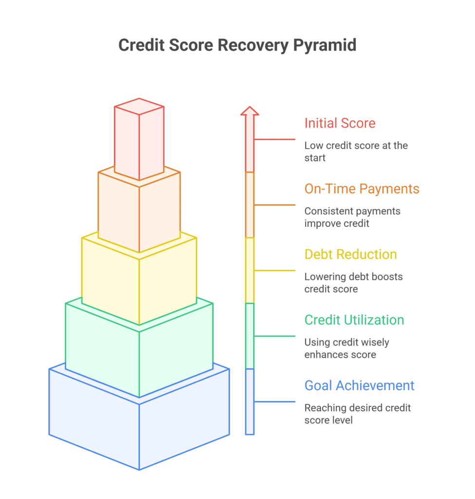 Credit recovery timeline after settlement