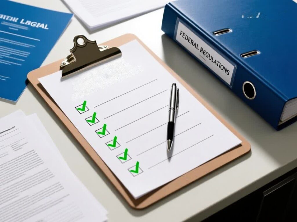 Compliance checklist for debt relief companies