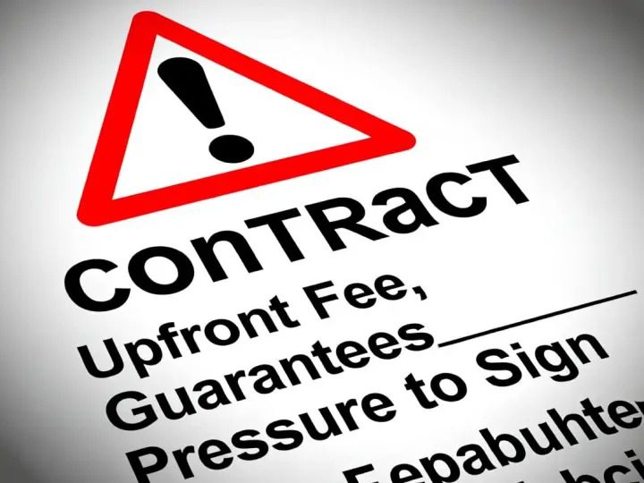 Debt settlement scam warning indicators