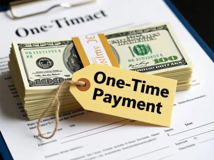 Lump sum settlement payment explanation
