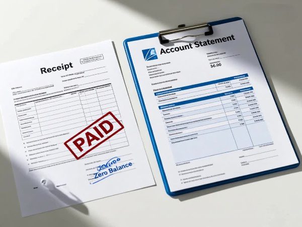 Proof of payment after medical settlement