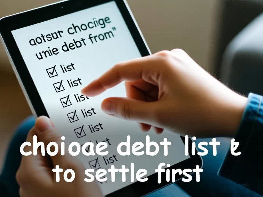 Partial debt settlement