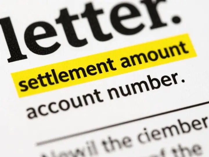 Debt settlement letter example