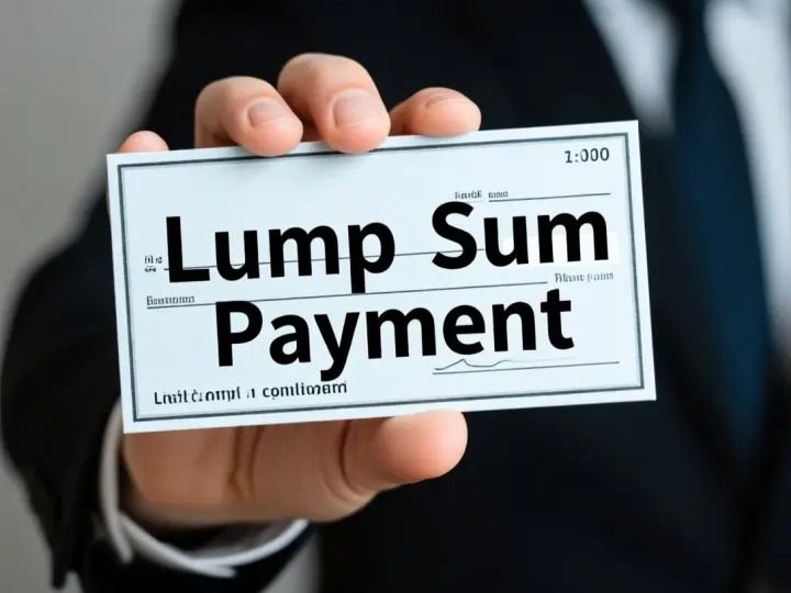 Lump sum debt settlement offer