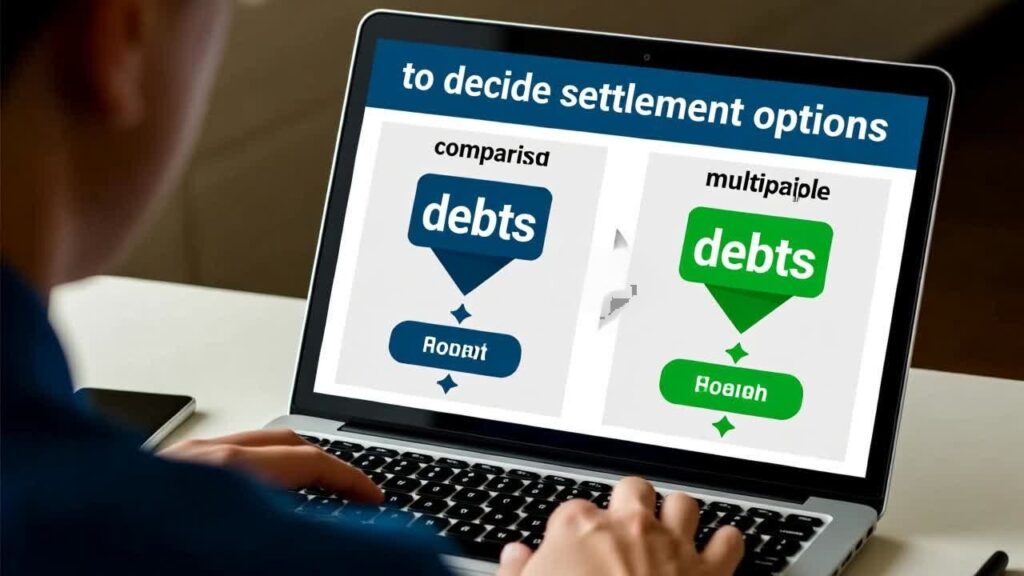 Settling all vs some debts