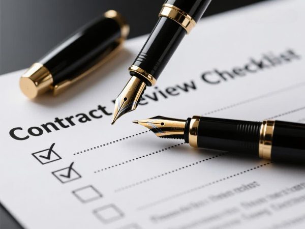 Final checklist before signing