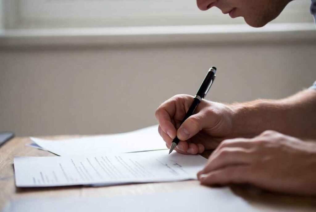 Sending written communication to collectors