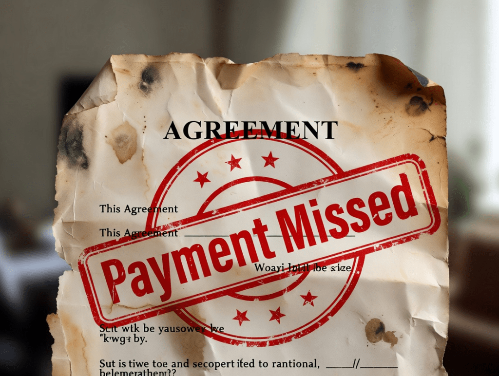 Effect of missing payments on settlement deals