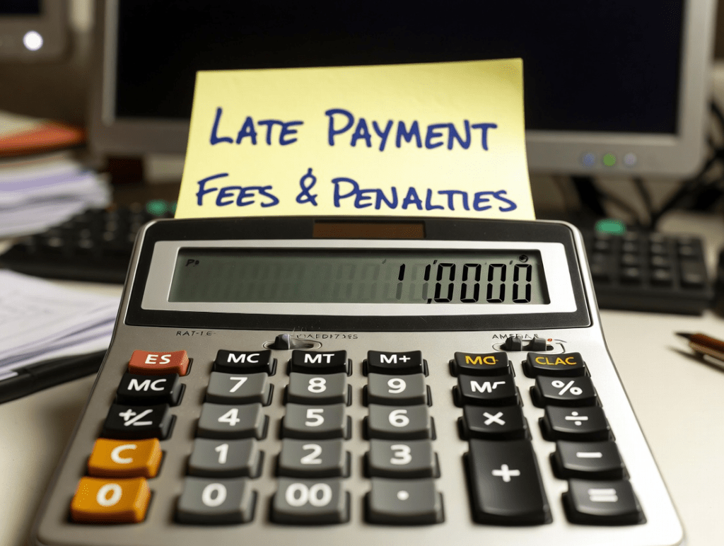 Added fees after missing settlement payments