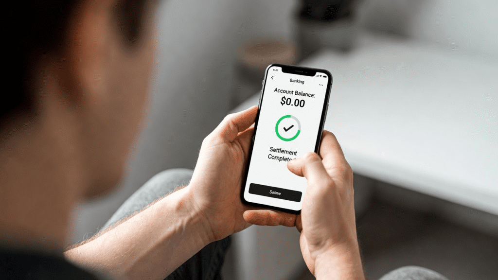 Managing debt after settlement