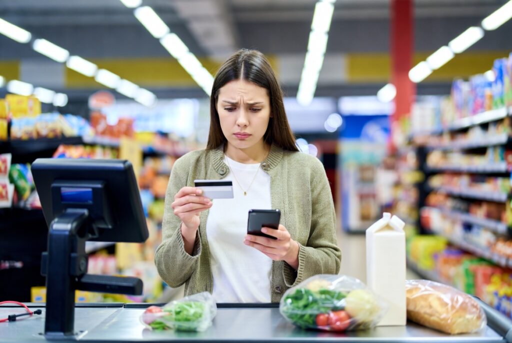 credit card debt used for groceries and daily expenses