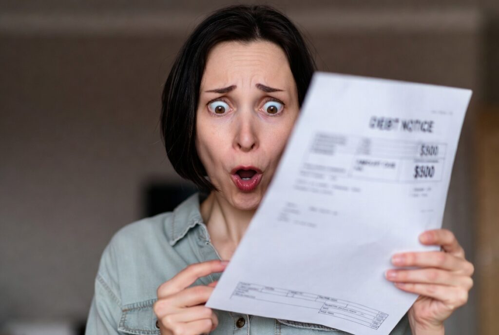 Misrepresented debt amount