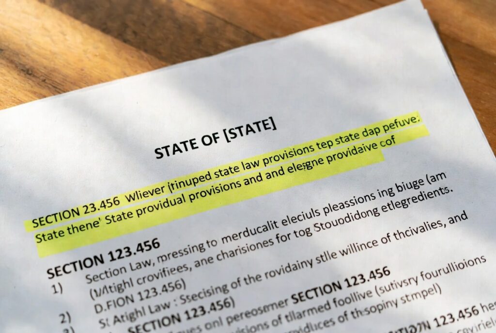 Important clauses in state debt laws