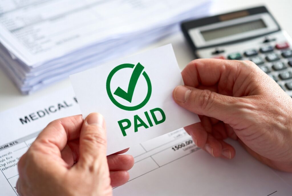 medical debt paid and removed from credit report