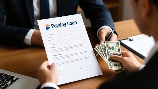 Reviewing payday loan agreement
