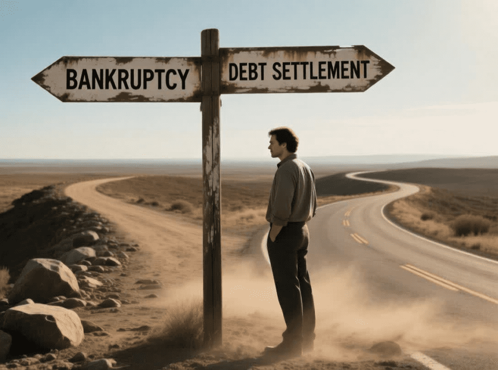 Choosing between bankruptcy or debt settlement