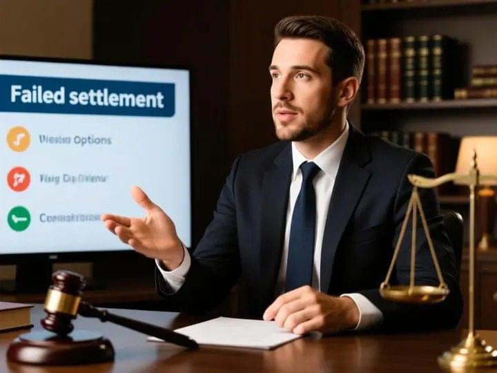 Legal rights after settlement fails