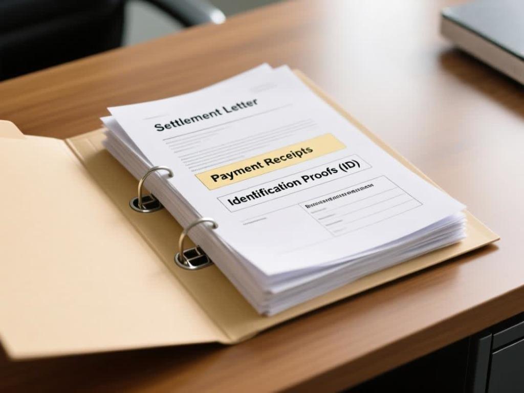 Keeping records for settlement dispute