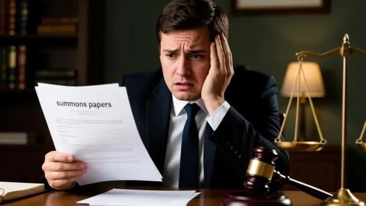 Being sued while negotiating debt